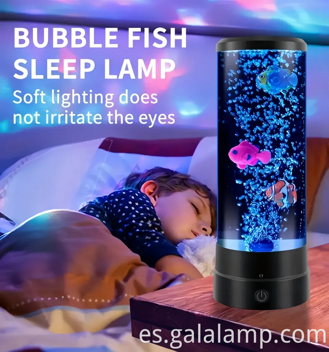 Regalo creativo de luz nocturna de Jellyfish de Fish de Bubble Plug Bubble